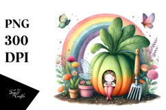 Colorful Fairy House | Fantasy Illustration Product Image 1