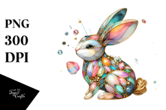 Colorful Bunny PNG Product Image 1