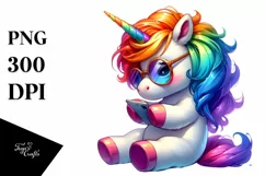 Vibrant Cute Unicorn Running PNG Product Image 3
