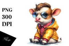 Expressive Cow PNG Product Image 3