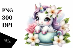 Smiling Babyunicorn Gardenia Cup Product Image 3