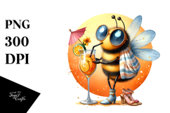 Funky Bee Beachwear Cocktail PNG Product Image 1