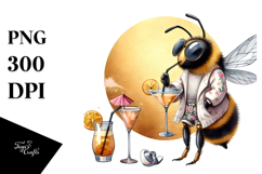 Funky Bee Beachwear Cocktail PNG Product Image 1