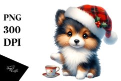 Expressive Shetland Sheepdog PNG Product Image 3
