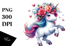 Dancing Unicorn in the Style of PNG Product Image 1