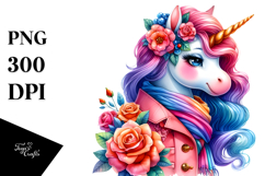 Artistic Unicorn Dressed by PNG Product Image 1