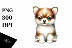 Cute Baby Dog, High-Res PNG Product Image 1