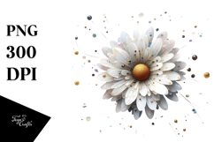 Daisy with Metallic PNG Product Image 1