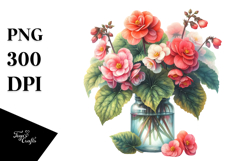 Colorful Jar | Watercolor Clipart Product Image 1