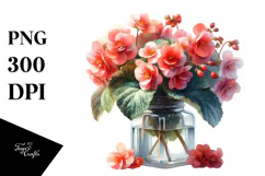 Colorful Jar | Watercolor Clipart Product Image 1