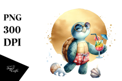 Turtle Beachwear Cocktail PNG Product Image 1