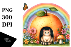 Whimsical Flower Bird | Sublimation Clipart Product Image 1