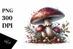 Shiny Glossy Mushroom, Transparent PNG Product Image 3