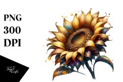 Shiny Material Watercolor Splash | Sublimation Clipart Product Image 3