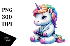 Colorful Baby Unicorn in Dojo Product Image 1