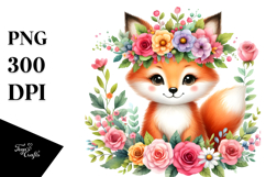 Cartoon-Style Vibrant Fox PNG Product Image 1