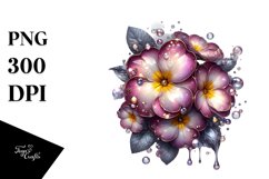 Glossy Primrose Watercolor Splash Product Image 1