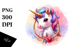 Unicorn with Bullfighting Ring PNG Product Image 1