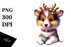 Pastel Collie with Cool Haircut, High-Quality PNG Product Image 3