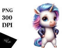 Dreamy Baby Unicorn Poses as Johnu Bravo | Sublimation Product Image 1