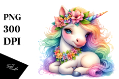 Baby Cow with Lei PNG Product Image 1