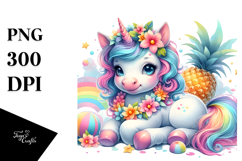 Baby Cow with Lei PNG Product Image 1