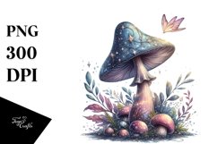 Shiny Magical Mushroom, Transparent PNG Product Image 3