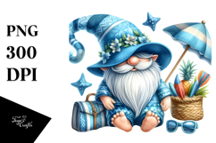 Vibrant Summer Gnome Beach Outfit Product Image 1
