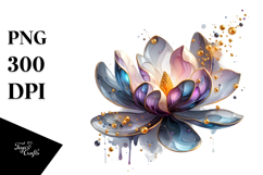 Abstract Glossy Magnolia | Clipart Product Image 1