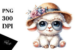 Cute Baby Lamb PNG Product Image 1