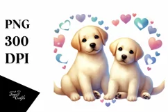 Labrador Retriever Big Heart PNG Product Image 1