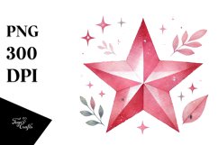 Simple Pinkish Star PNG Product Image 1