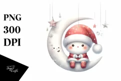 Cute Baby Santa, Transparent PNG Product Image 3