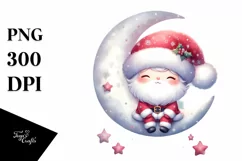 Cute Baby Santa, Transparent PNG Product Image 3