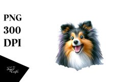 Crazy Shetland Sheepdog Wall | Sublimation | Clipart Product Image 3