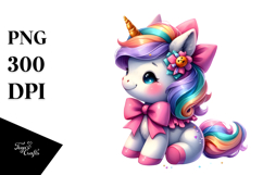 Vibrant Halloween Baby Unicorn, Transparent PNG Product Image 1