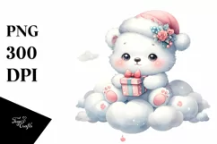 Cute Baby Polar Bear, Transparent PNG Product Image 1
