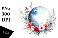 Whimsical Moon Clipart Product Image 1