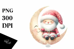 Cute Baby Santa, Transparent PNG Product Image 3