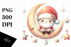 Vintage Christmas Gnomes, High-Res PNG Product Image 1