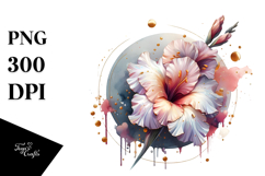 Abstract Gladiolus, High-Res PNG Product Image 1