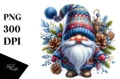 Vibrant Winter Gnome PNG Product Image 1
