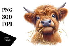 Confused Cow Clipart Product Image 1