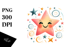 Smiling Star PNG Product Image 1
