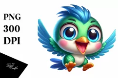 Crazy Baby Hummingbird PNG Product Image 1