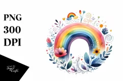 Vibrant Flower Bouquet | Sublimation | Clipart Product Image 1