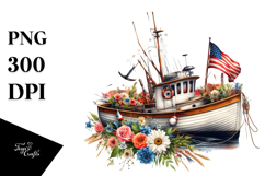 Vintage Fishing Boat with Flowers, 20 oz Tumbler Product Image 1