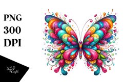 Vibrant Butterfly Clipart Product Image 3