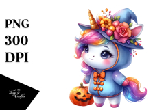 Vibrant Baby Unicorn Halloween Costume | Clipart Product Image 1