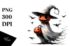 Simple Funny Halloween Nightmare, PNG Product Image 1